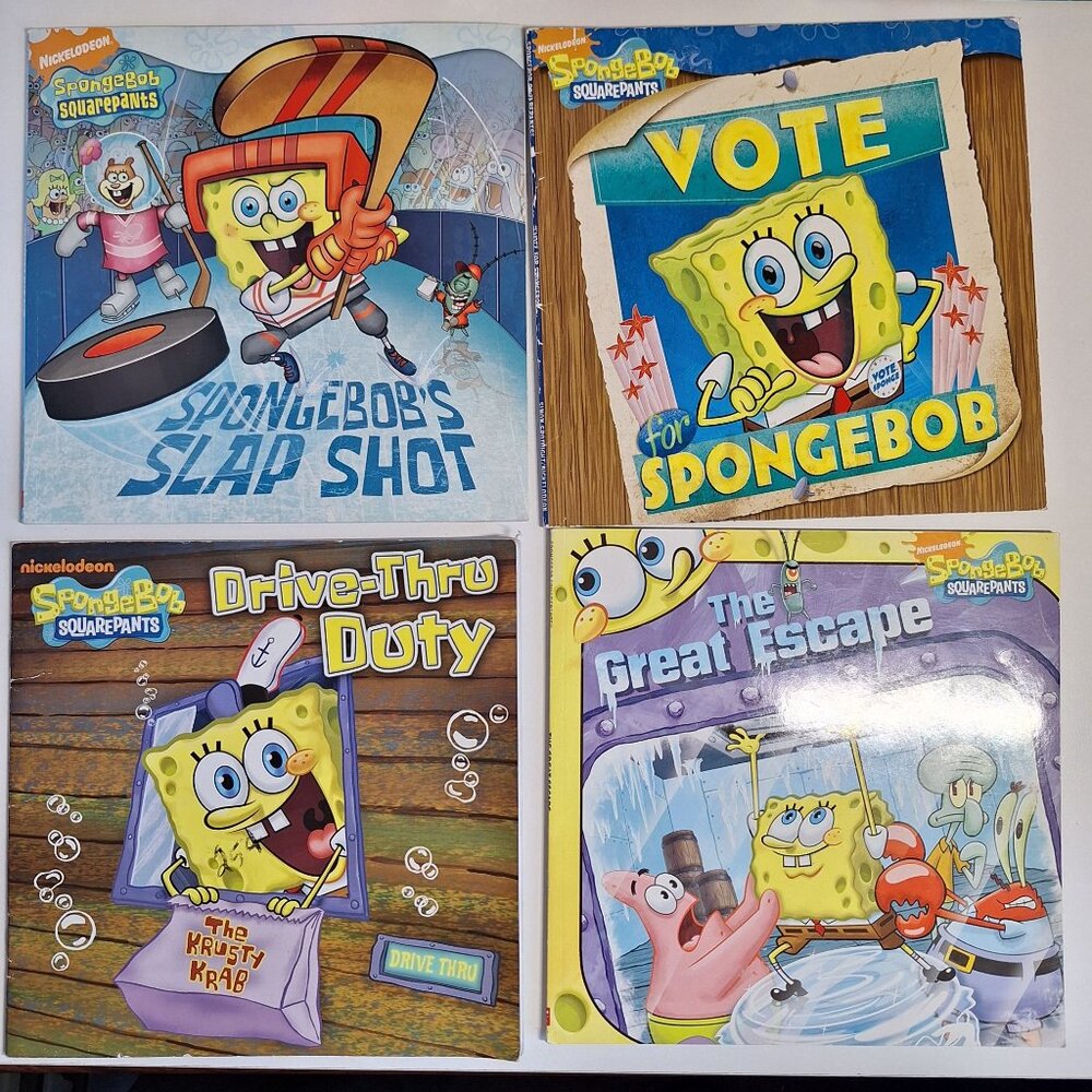 13 SpongeBob SquarePants Book Lot Nick Zone Level 2 18 Stories Reader Picture - Picture 2 of 5